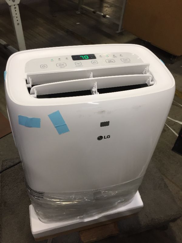 Photo 2 of 6,000 BTU (DOE) 115-Volt Portable Air Conditioner with Dehumidifier Function and LCD Remote in White