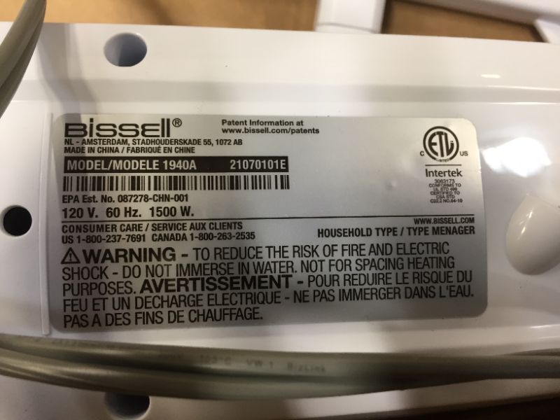 Photo 1 of Bissell PowerFresh Steam Mop - White