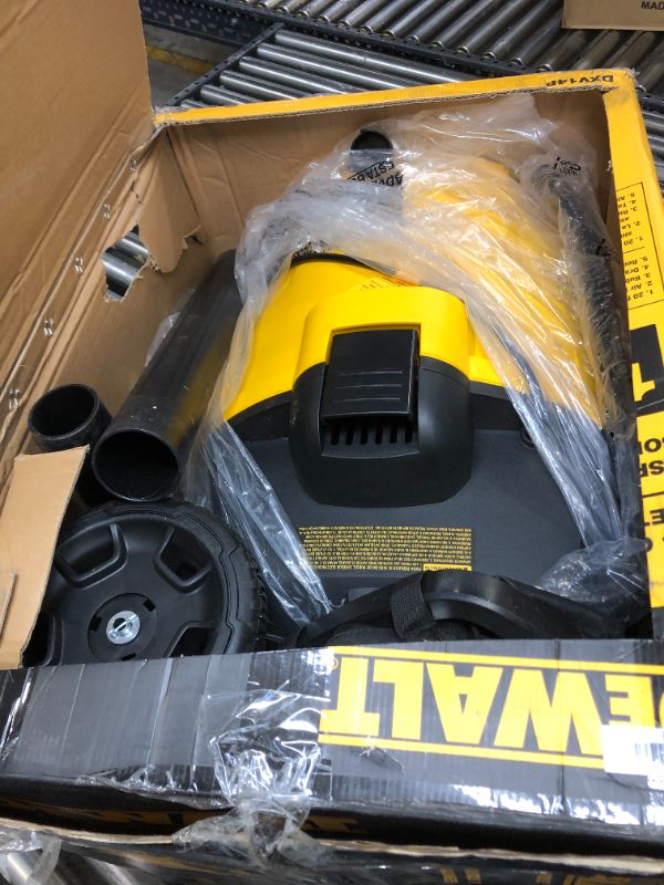 Photo 1 of DEWALT 14-Gallon Corded Portable Wet/Dry Shop Vacuum
