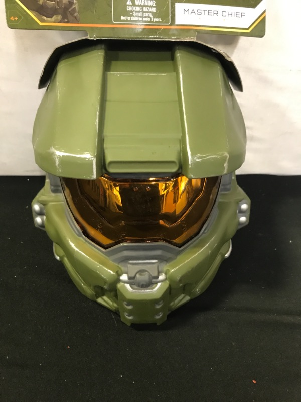 Photo 1 of Disguise - Boy's Halo Master Chief Mask (MAJOR SCRATCHES ON ITEM)