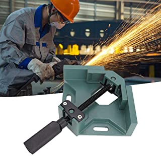 Photo 1 of Angle Clamp, 90 Degree Right Angle Clamp Single Handle Corner Clamp with Adjustable Swing Jaw Aluminum Alloy for Woodworking, Photo Framing, Welding and Framing (MINOR DAMAGES TO PACKAGING)