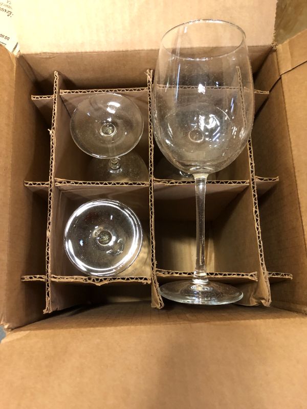 Photo 2 of Amazon Basics All-Purpose Wine Glasses