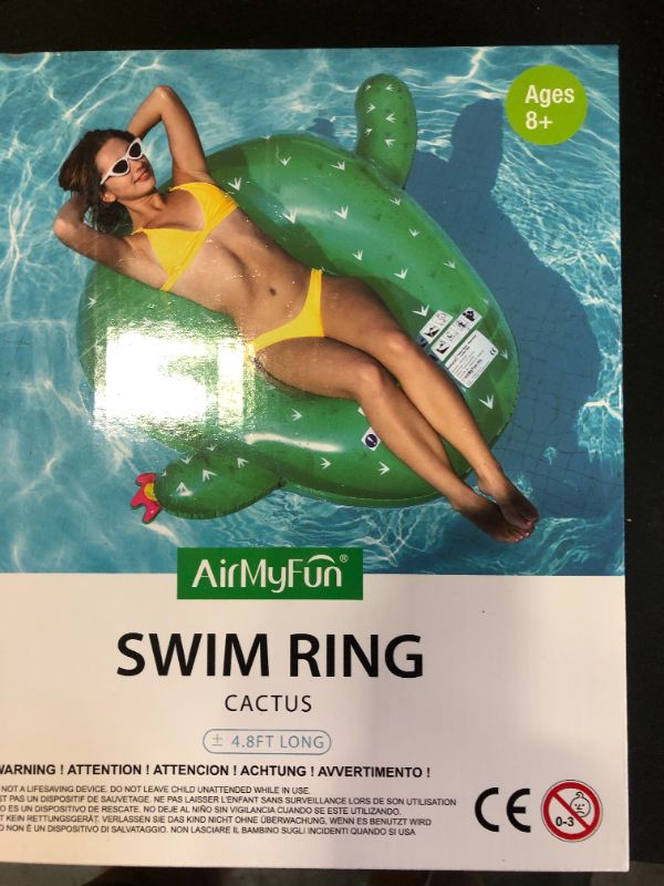 Photo 2 of AirMyFun Inflatable Cactus Giant Pool Float