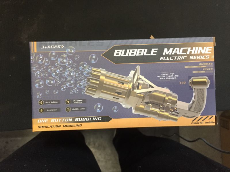 Photo 1 of Electric bubble machine 