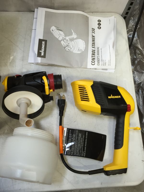 Photo 2 of Control Stainer 350 HVLP Handheld Sprayer
