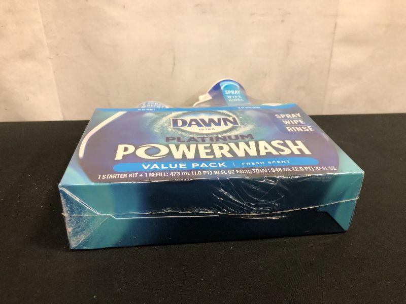Photo 2 of Dawn Powerwash Starter Kit, Dish Spray, Dish Detergent, Fresh Scent Bundle, 1 Spray Bottle, 1 Refill----FABRIC SEALED