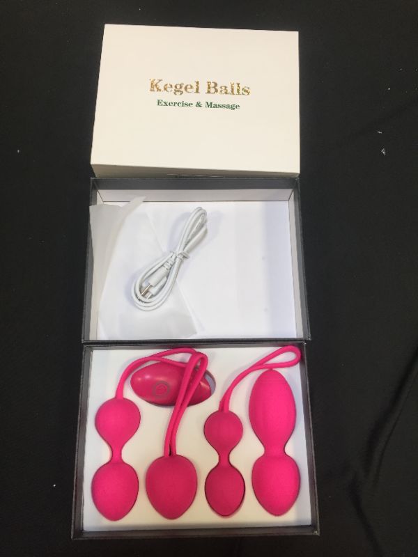 Photo 2 of Kegel Balls for Women to Exercise and Massage Strengthening Pelvic Floor Exercises Tightening, Wireless Remote Silicone Ben Wa Balls for Women to Pelvic Weights Training
