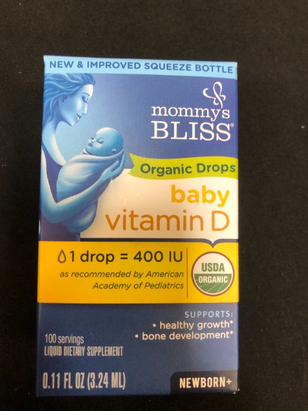 Photo 2 of Organic Baby Vitamin D Drops 100 Servings EXP 02/2023