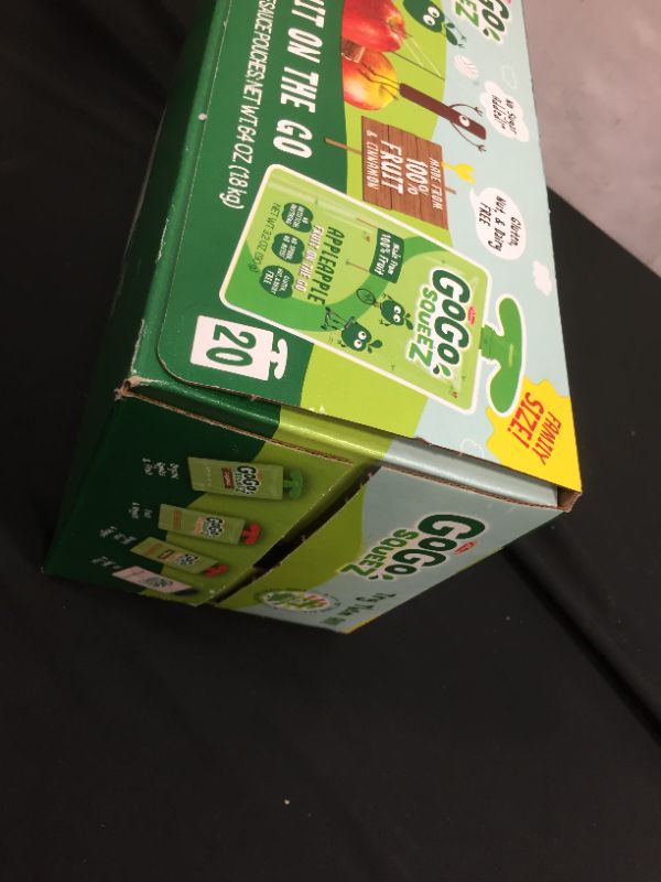Photo 1 of Staples GoGo Applesauce on the Go Squeeze Pouch 20 ---exp-11-30-2021---
