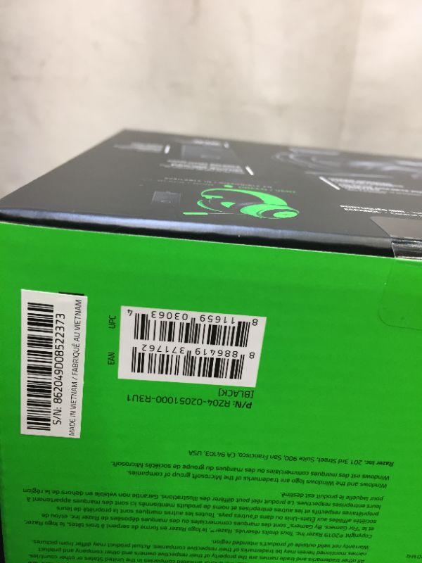 Photo 1 of Razer - Kraken Tournament Edition Wired Stereo Gaming Over-the-Ear Headphones for PC, Mac, Xbox One, Switch, PS4, Mobile Devices - Black***brand new open for photos****
