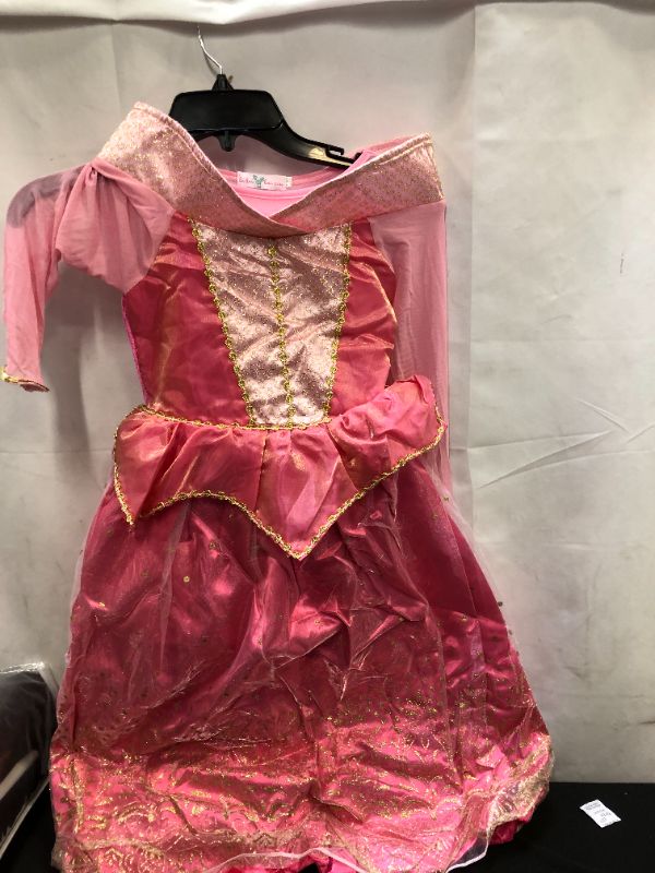 Photo 1 of wocau little girl princess dress up pink  size 130