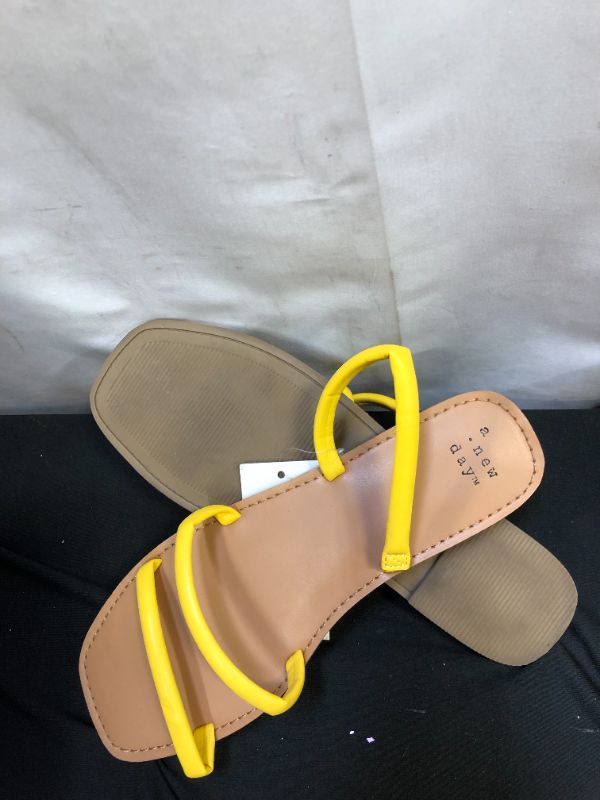 Photo 2 of Women's Wren Triple Strap Sandals - A New Day™ Size 9 (New, sole dirty)
