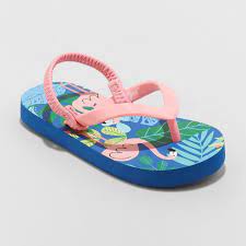 Photo 1 of Kids Toddler Adrian Flip Flop Sandals - Cat & Jack™ size 5/6
