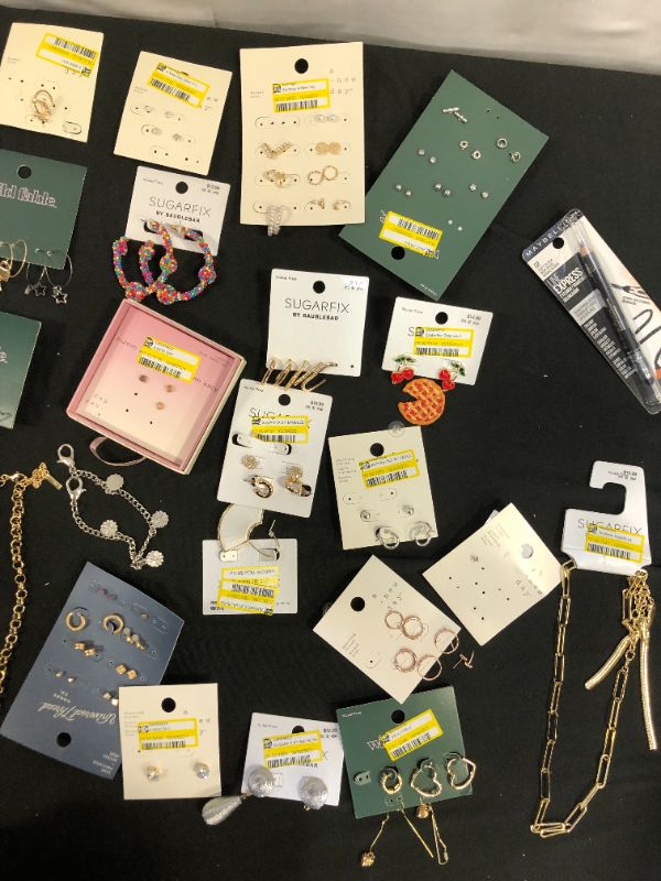 Photo 1 of Various Jewelry Items, Some have missing pairs or parts SOLD AS IS 