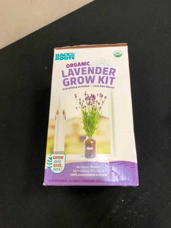 Photo 1 of Back To The Roots Organic Lavender Year Round Windowsill Indoor Garden Kit
