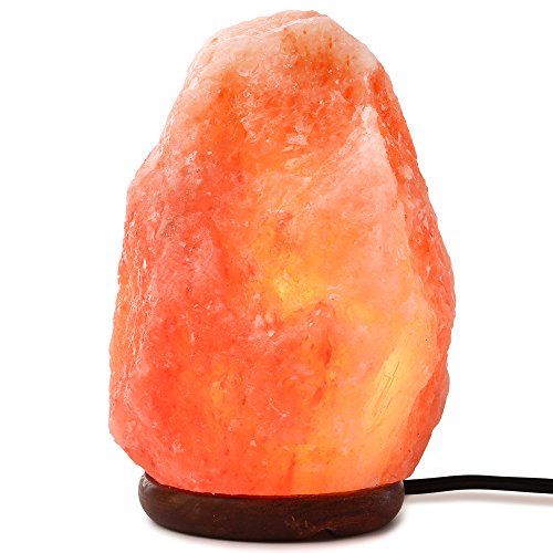 Photo 1 of SMAGREHO Hand Carved Natural Crystal Himalayan Salt Lamp with Neem Wood Base Bulb And ULApproved Power Cord 89 inch 8  11 lbs pack of 2