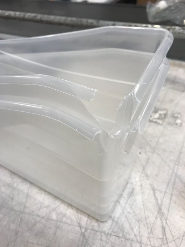 Photo 1 of Plastic Organizer Bins 12 pack