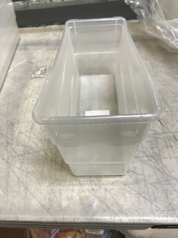 Photo 1 of Plastic Organizer Bins 12 pack