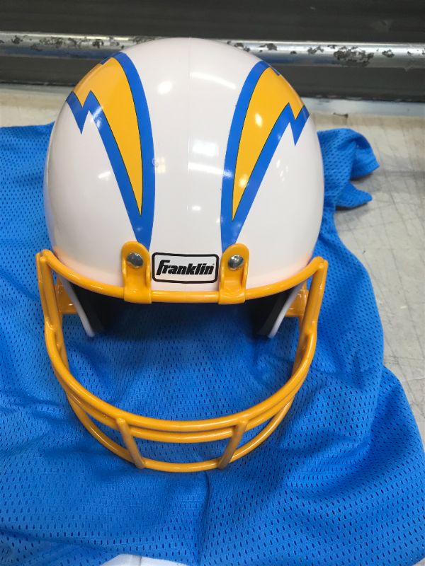 Photo 1 of Franklin Kids Los Angeles Chargers Helmet Clothes Sz M