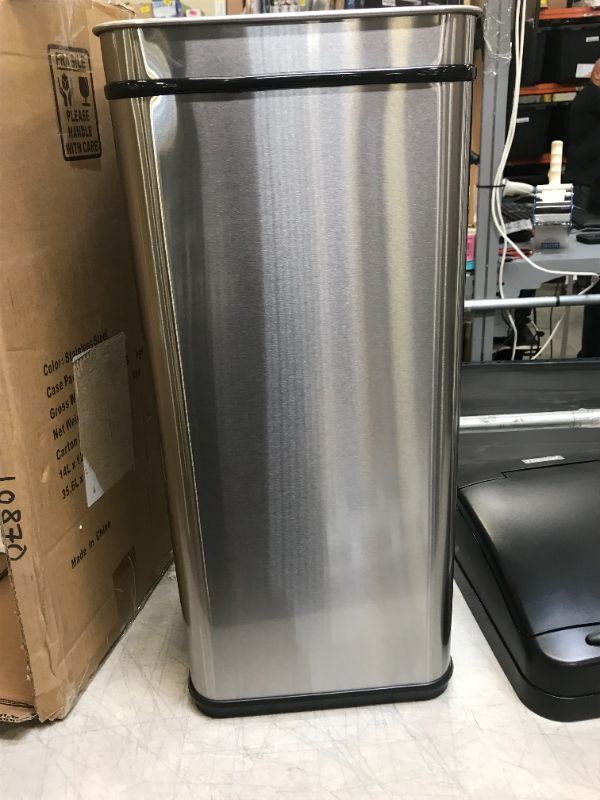 Photo 2 of 13 Gallon Stainless Steel Touchless Trash
