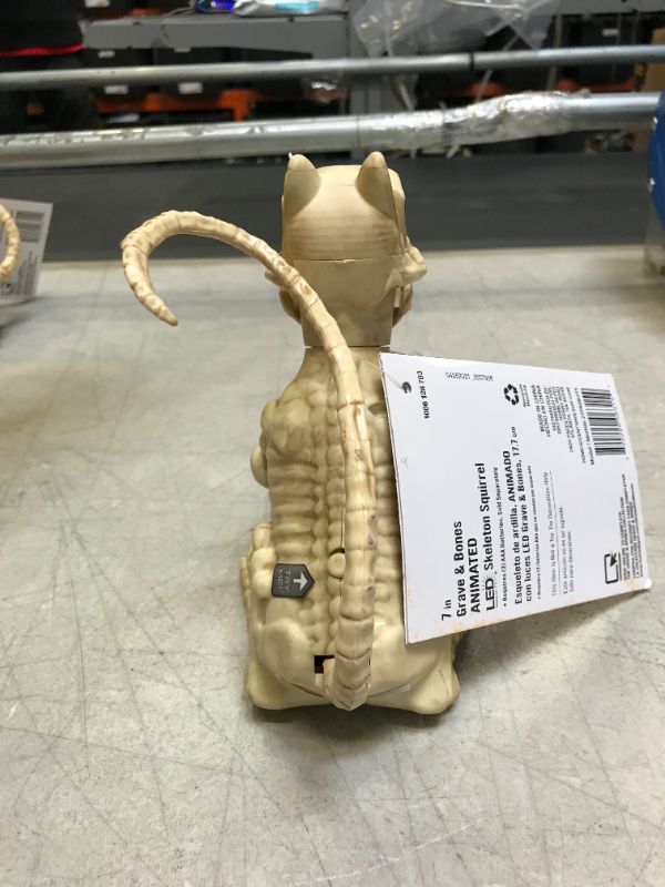 Photo 1 of Animated LED Halloween Skeleton Squirrel