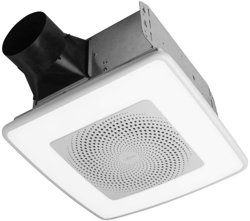 Photo 1 of Broan-NuTone ChromaComfort 110 CFM Ceiling Bathroom Exhaust Fan w/ Customizable	