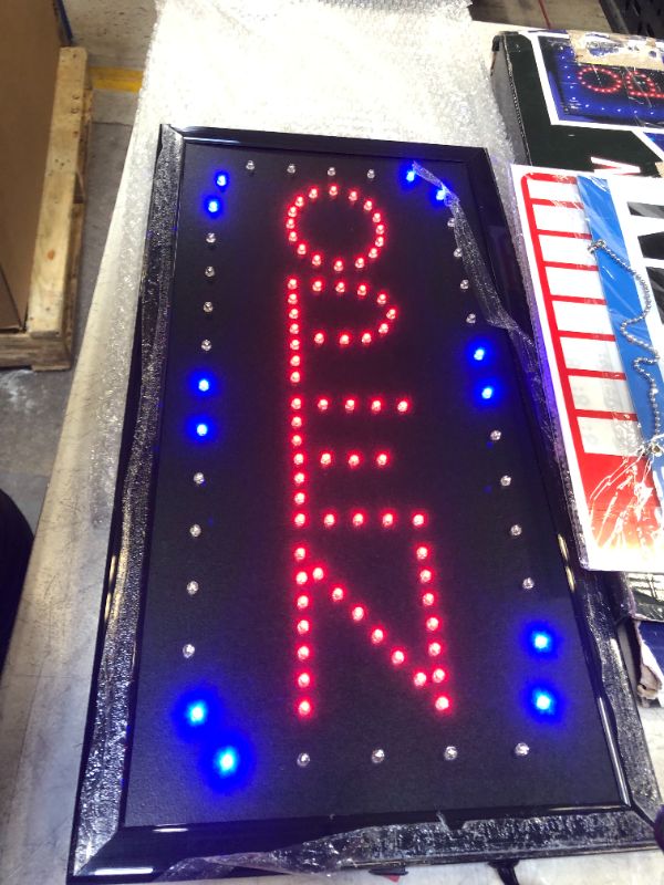 Photo 1 of LED Illuminated Open Sign