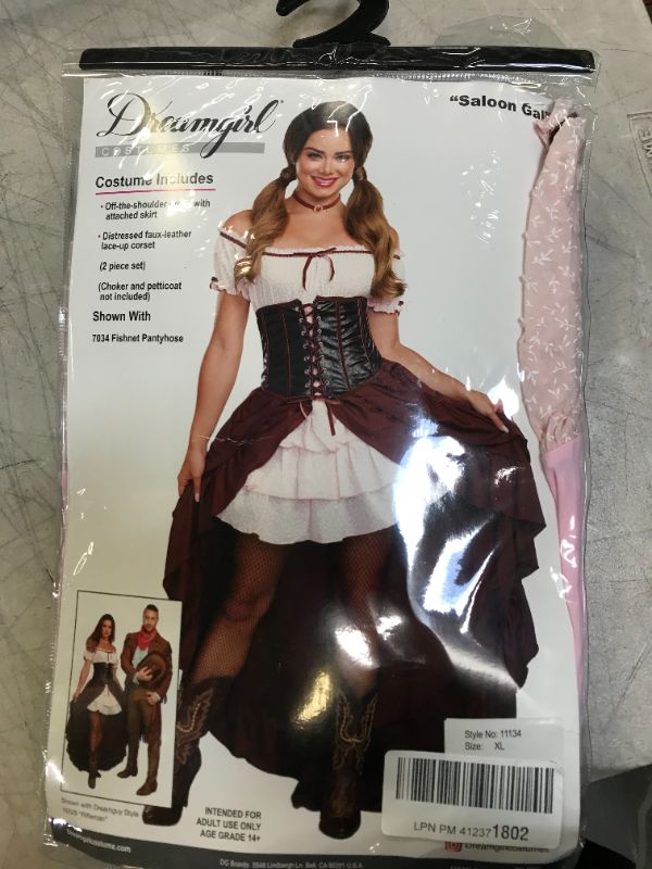 Photo 1 of Dreamgirl Women's Saloon Gal Authentic Wild West Costume

