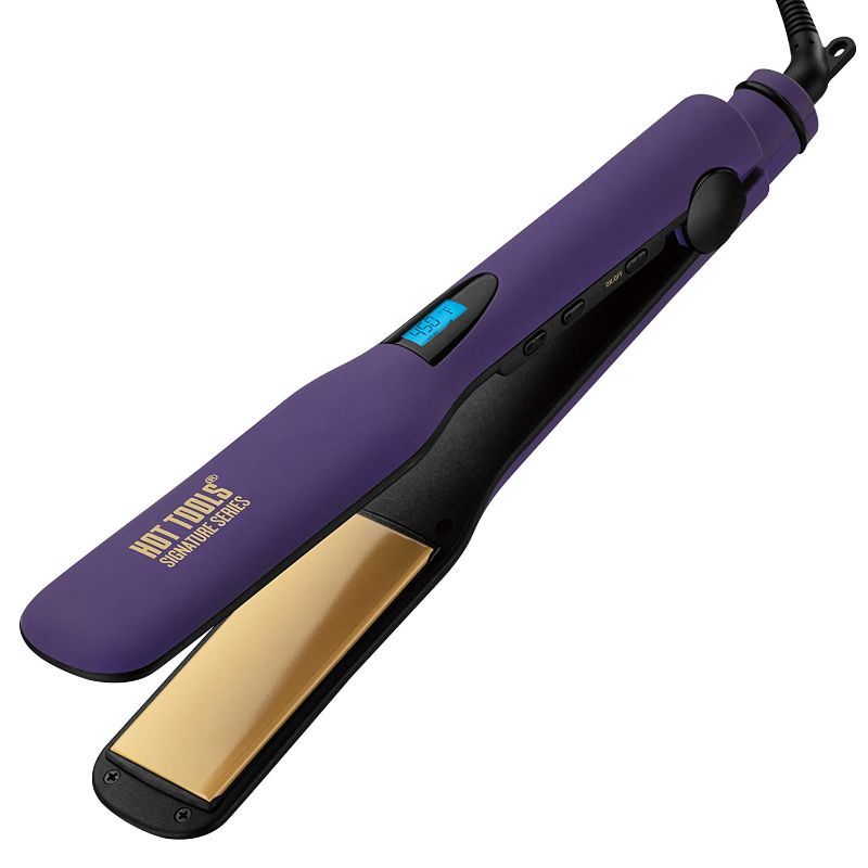 Photo 1 of HOT TOOLS Signature Series Ceramic Digital Flat Iron, 1 1/2 Inches
