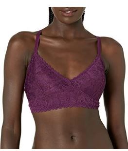 Photo 1 of Amazon Brand - Mae Women's Lightly Lined Padded Bralette size L 
