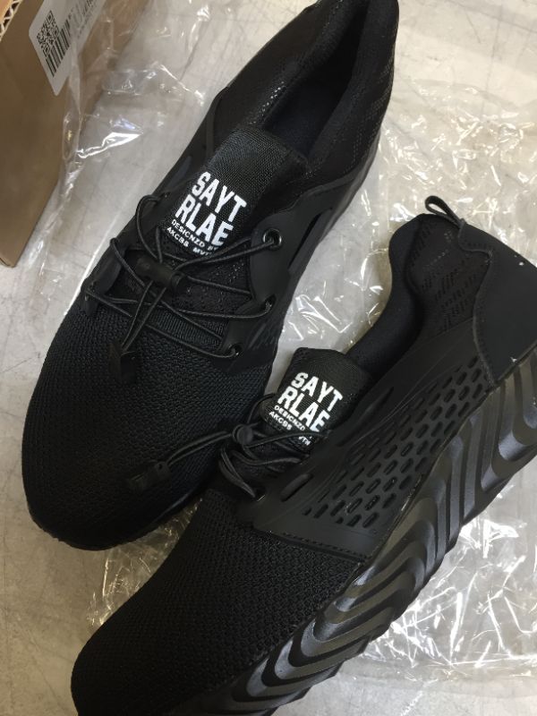 Photo 1 of GENERIC Construction Endurance Shoe with Sleek Design Triple Black size 9 Men 