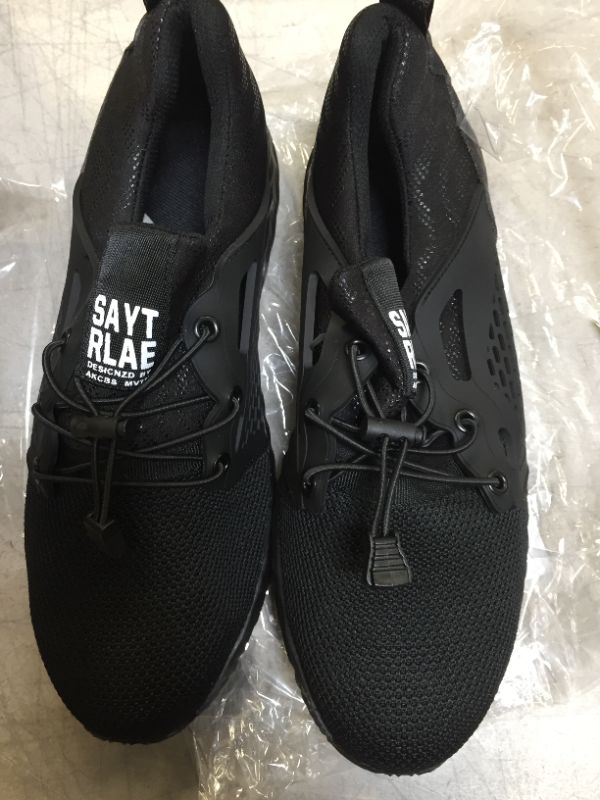 Photo 1 of GENERIC Construction Endurance Shoe with Sleek Design Triple Black size 9 Men 