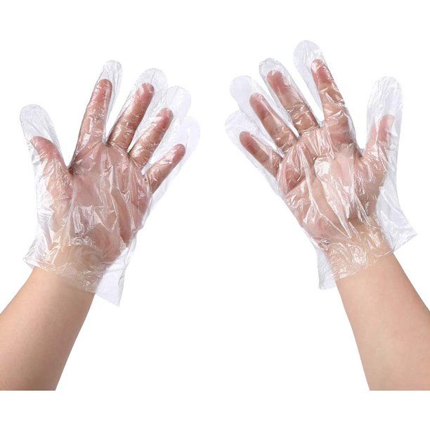 Photo 1 of 1000 Pcs Disposable Plastic Gloves Food Prep Glove Safety Gloves For Cooking Food Handling Kitchen Barbecue Cleaning
