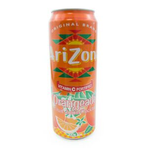 Photo 2 of Arizona Orangeade Iced Tea Can Diversion Safe Secret Stash Storage Container (2 Pack)
