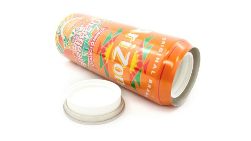 Photo 1 of Arizona Orangeade Iced Tea Can Diversion Safe Secret Stash Storage Container (2 Pack)
