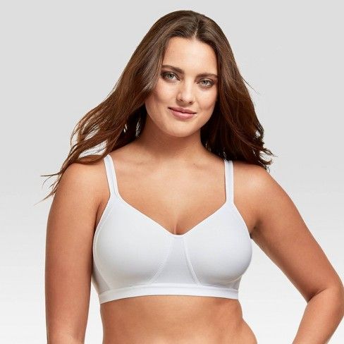 Photo 1 of Hanes Women's Xtemp Foam Wirefree Bra G507 - White XL