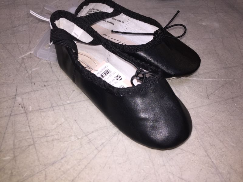 Photo 2 of Freestyle By Danskin Girls' Ballet Slippers Ebony 10