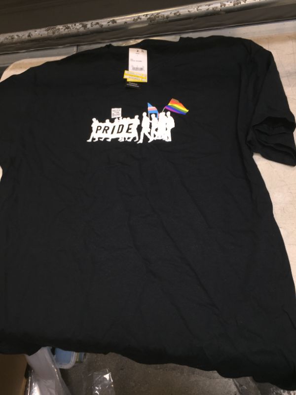 Photo 2 of Pride Gender Inclusive Adult 'Pride March' Short Sleeve Graphic T-Shirt - PH by LARGE