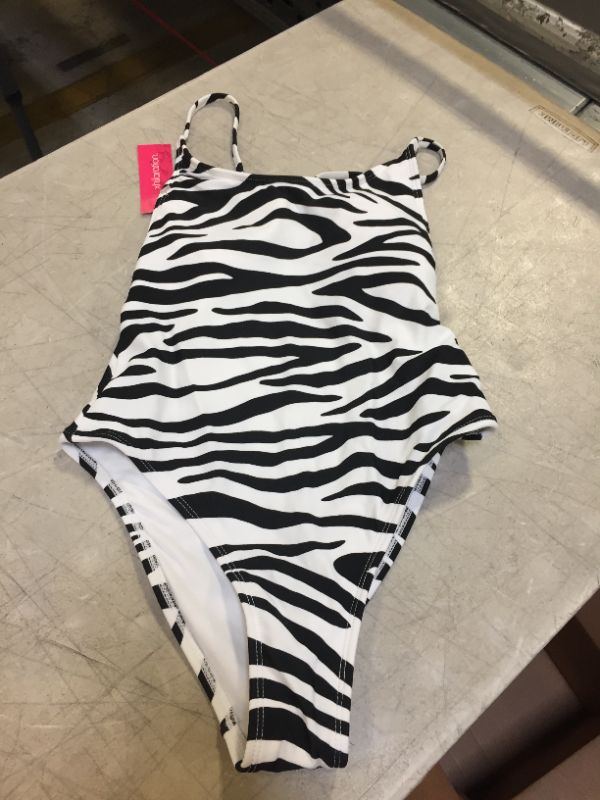 Photo 2 of Juniors' One Piece Swimsuit - Xhilaration Animal Print	--size xs