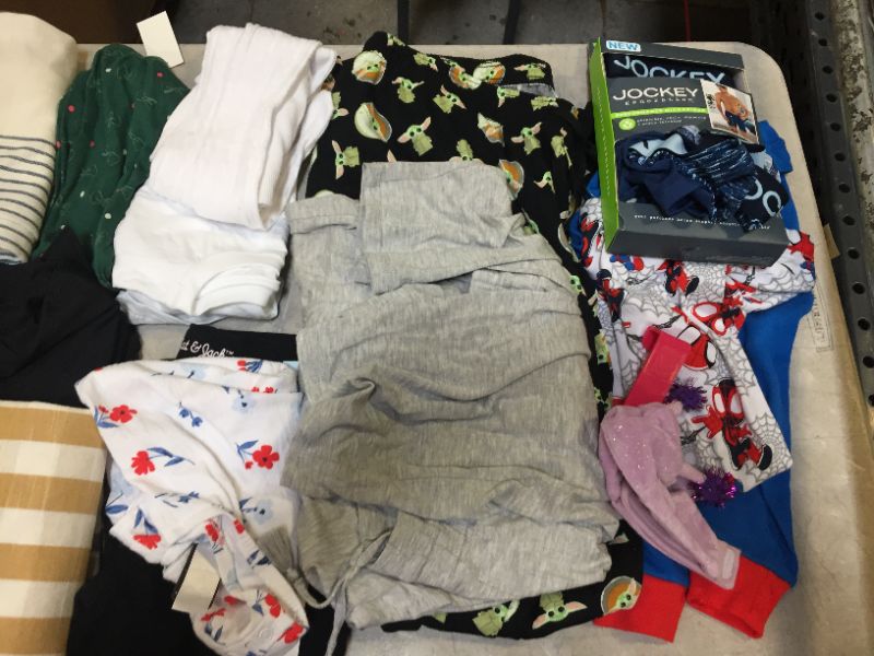 Photo 2 of large bundle lot of assorted target clothes-- includes various sizes and style for children and adults 