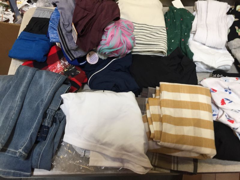 Photo 3 of large bundle lot of assorted target clothes-- includes various sizes and style for children and adults 