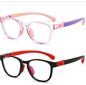 Photo 1 of Blue Light Glasses for Kids 2 pack,Blue light blocking glasses For Girls & Boys, Kids Age 3-10,Anti Eyestrain & UV Protection
