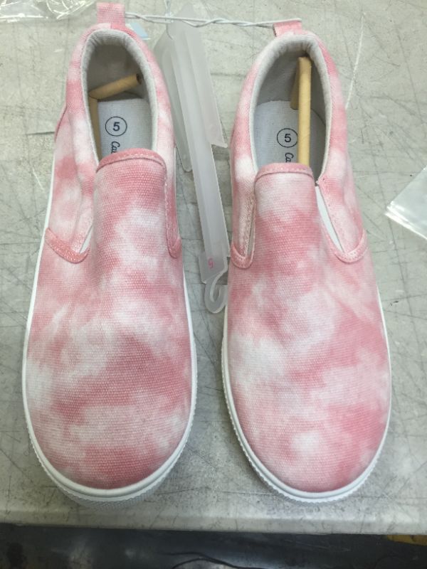 Photo 2 of Kids' SZ 5 Jaime Twin Gore Slip-On Apparel Sneakers - Cat & Jack Pink 5
