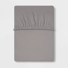 Photo 1 of 300 Thread Count Ultra Soft Fitted Sheet - Threshold™ -  GREY
