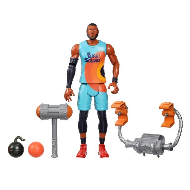 Photo 1 of Space Jam Deluxe Lebron James Big Fig---SET OF 3---(ALL MISSING HEADS)