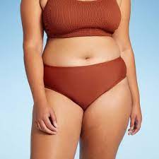 Photo 1 of Juniors' Plus Size Hipster Bikini Bottom - Xhilaration™ RustSize-Size X 