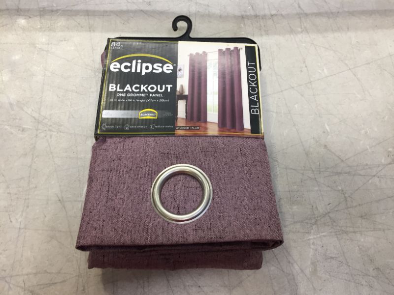 Photo 2 of 84"x42" Windsor Blackout Curtain Panel - Eclipse