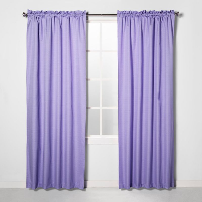 Photo 1 of 63"x42" Braxton Blackout Window Curtain Panel - Eclipse