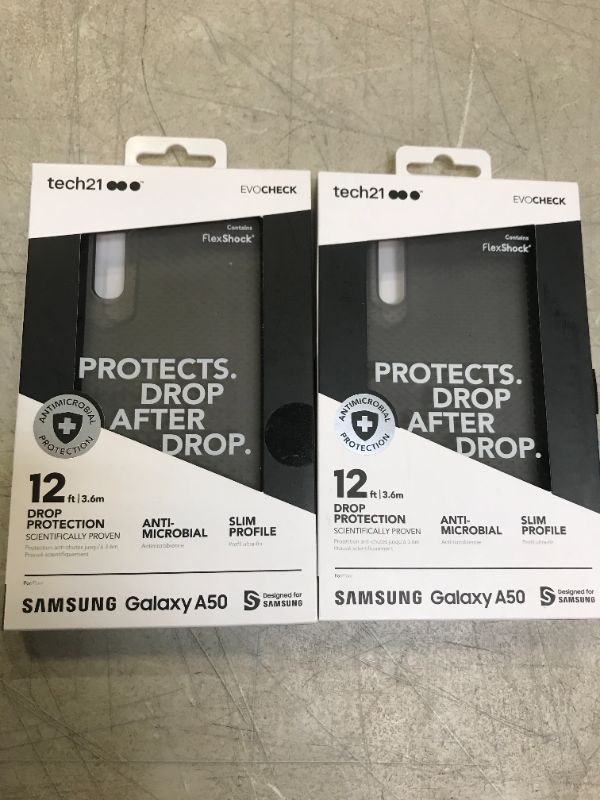 Photo 1 of Tech 21 Samsung Galaxy A50 2 pack