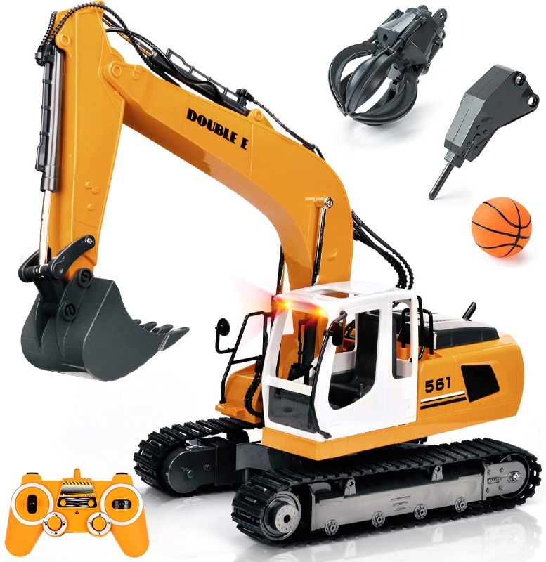 Photo 1 of Double Eagle 561 R/c Excavator Constuction Tractor 1:16 Scale
